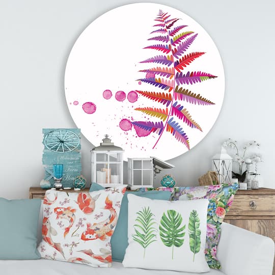 Designart - Purple Fern